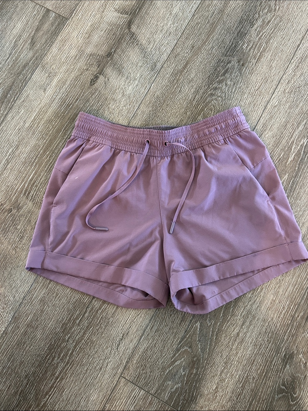 lululemon athletica Lavender Drawstring Athletic Shorts